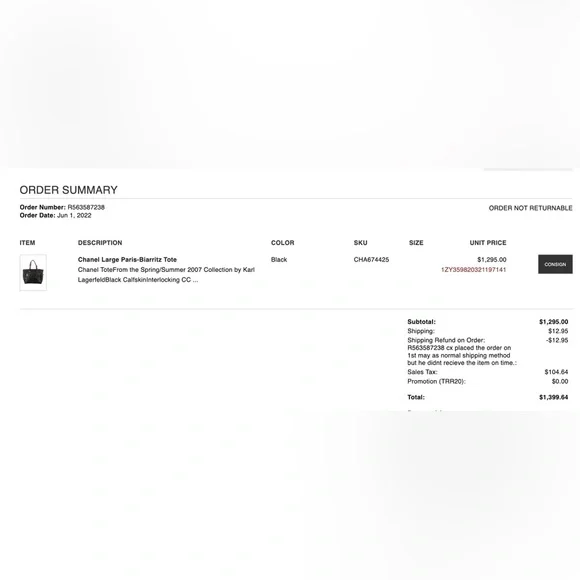 CHANEL Large Paris-Biarritz Tote - Picture 10 of 10